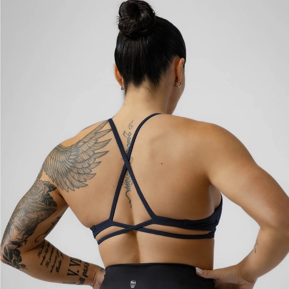 GymReaper STRATEGY BRA - MIDNIGHT NAVY size L - Picture 5 of 7